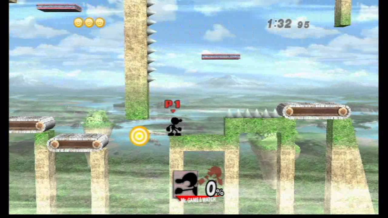 Super Smash Bros Brawl (Wii) Classic as Mr. Game & Watch