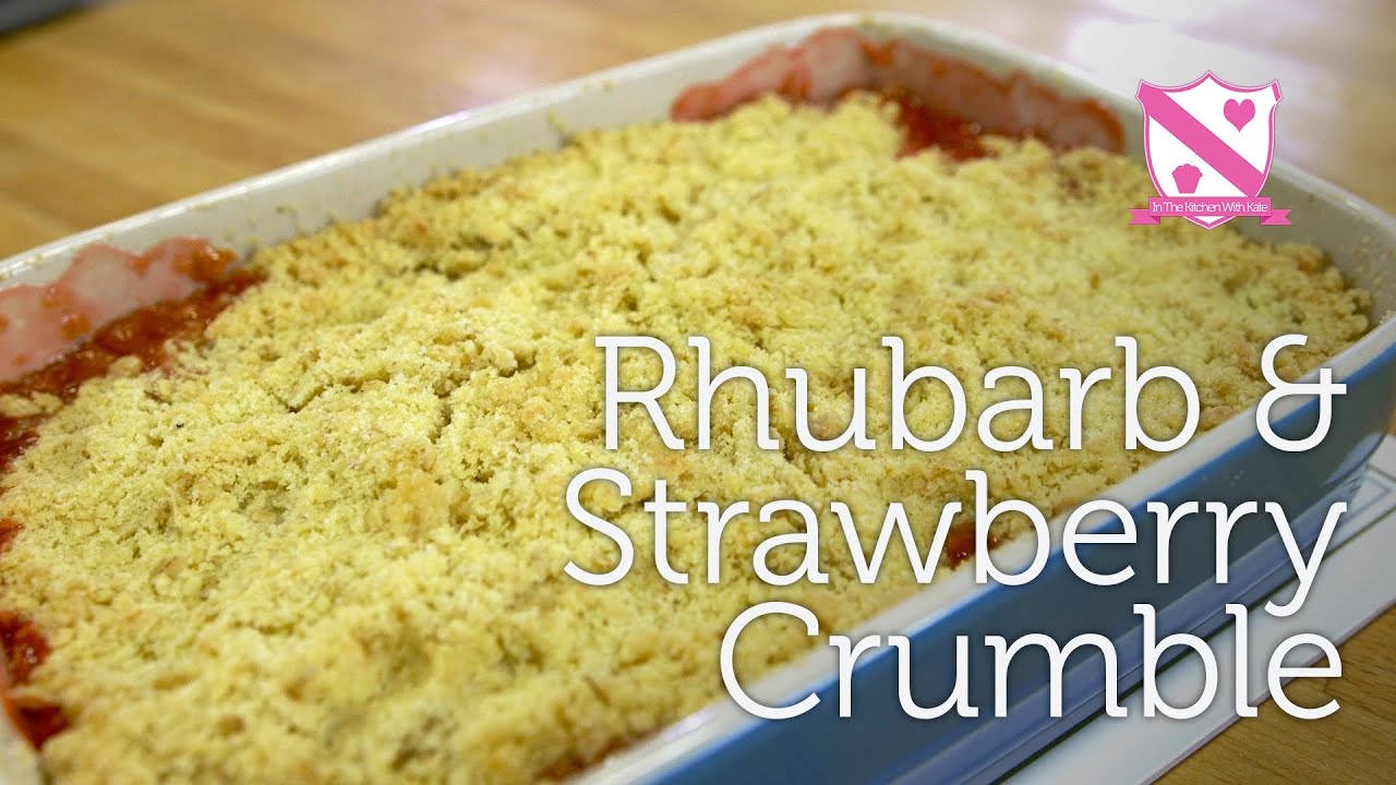 Rhubarb & Strawberry Crumble Recipe