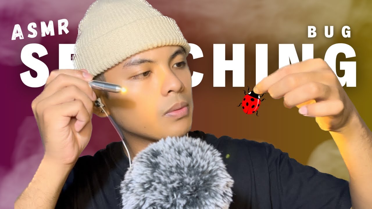 ASMR 1hr Bug Searching w/ Mouth Sounds (NO TALKING)