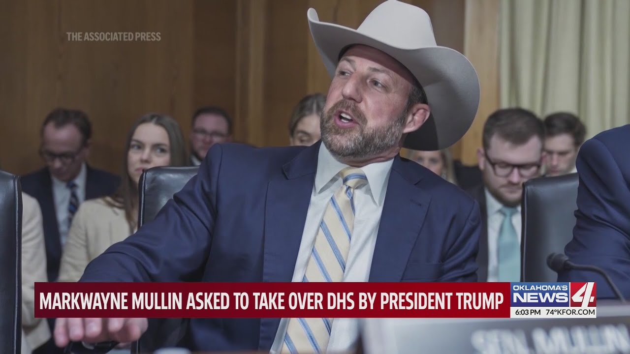 Markwayne Mullin asked to take over DHS by President Trump