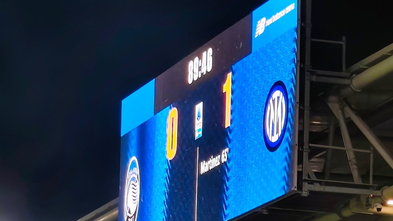 ⚫ ATALANTA - INTER 0-1🔵 | FINISCE COSÌ IL 2025...