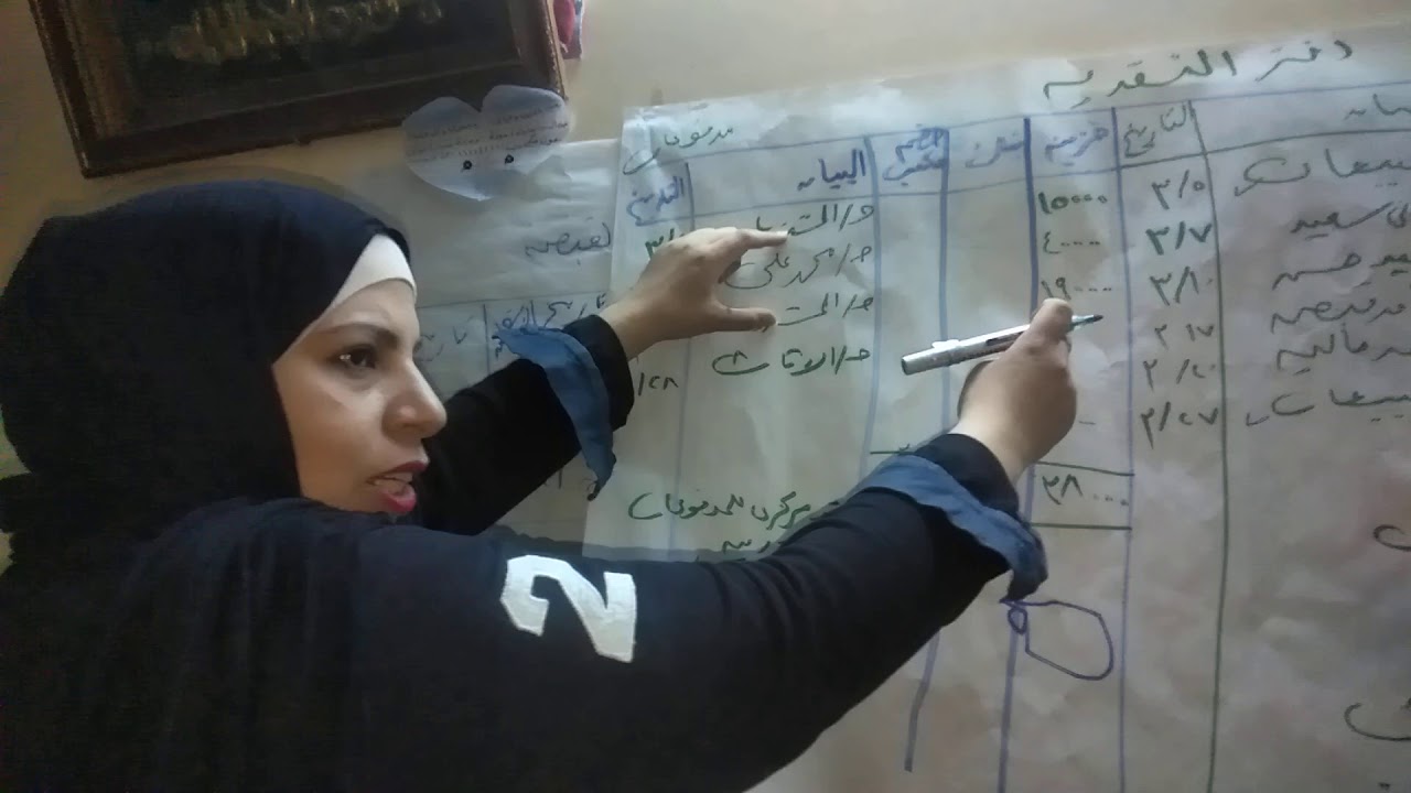 الجزء الثالث من كيفية تسجيل العمليات النقدية في دفتر النقدية التحليلي