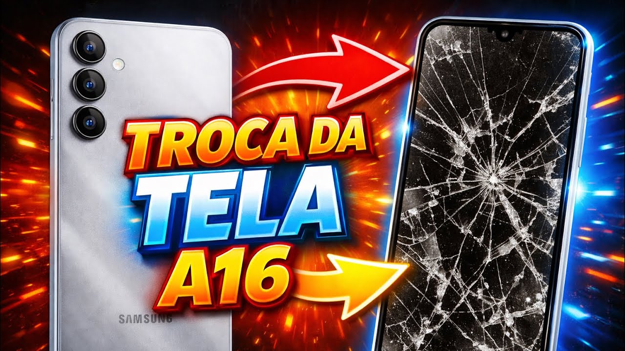 COMO TROCAR TELA FRONTAL DO SAMSUNG A 16  👈