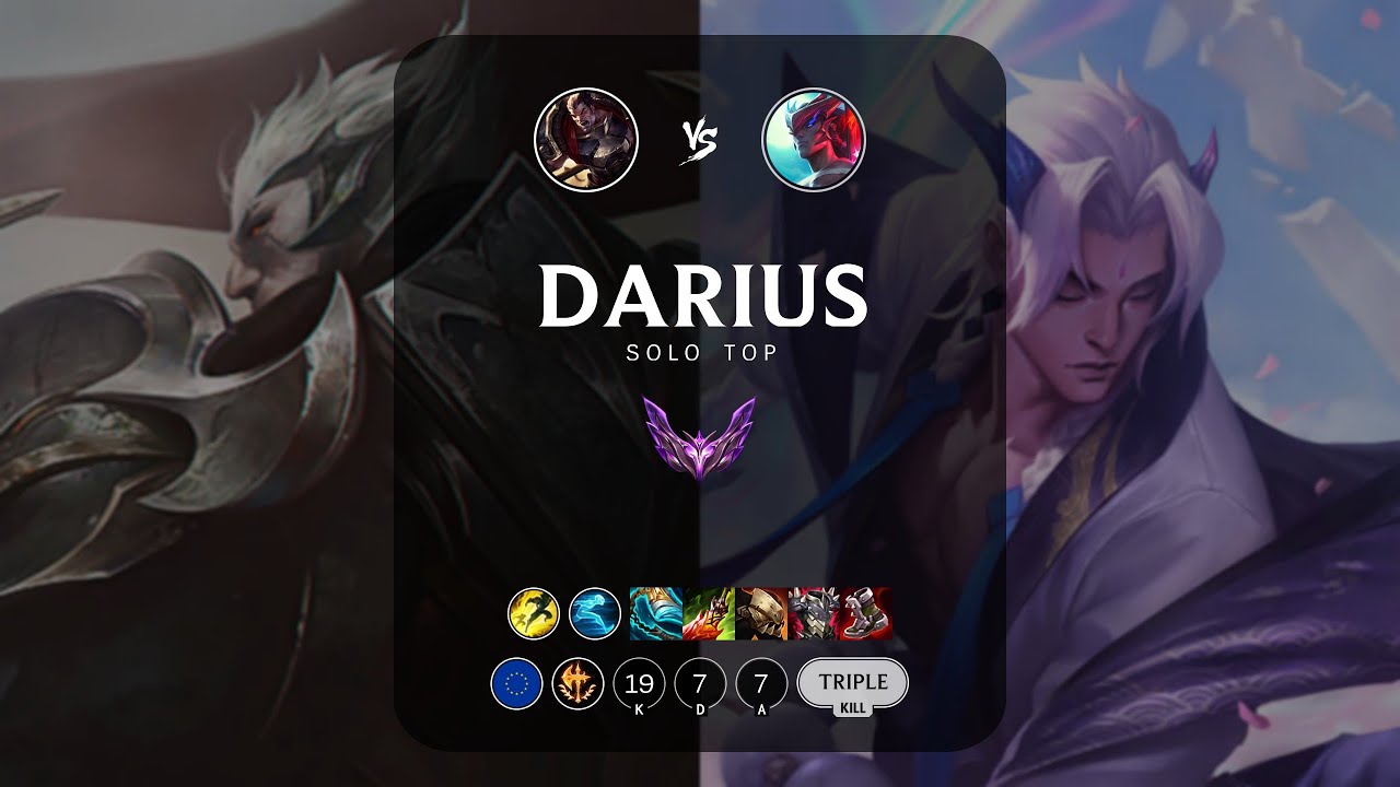 Darius Top vs Yone - EUW Master Patch 13.1