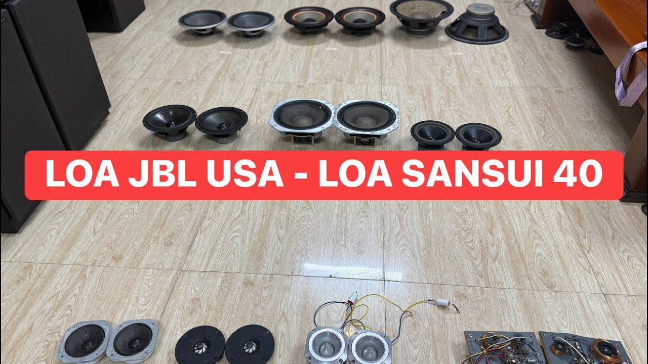 6/1 LH#0769178179 LOA JBL MỸ NÒI USA - LOA SANSUI BASS 40 - TREBLE KARAOKE KHỦNG - PHÂN TẦN VIP