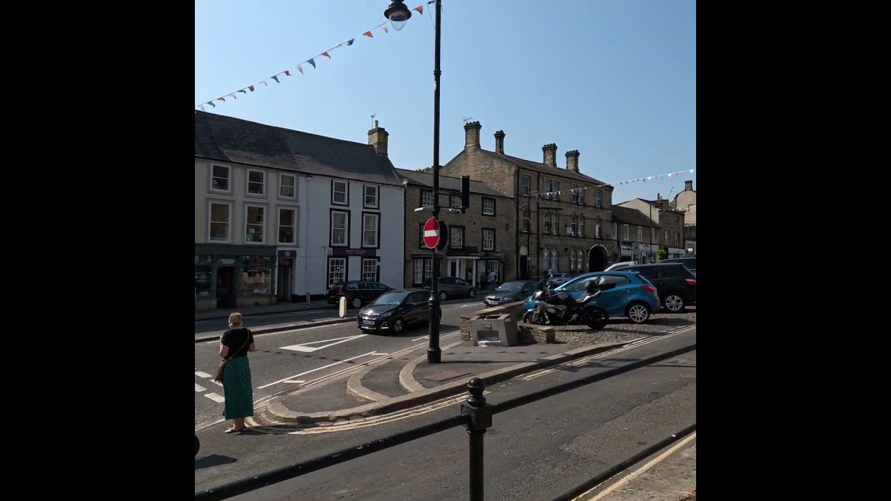 Barnard Castle in County Durham, England