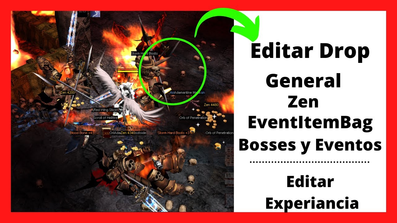 Como Editar Experiencia Y Drop - Server MuEmu | Mu online