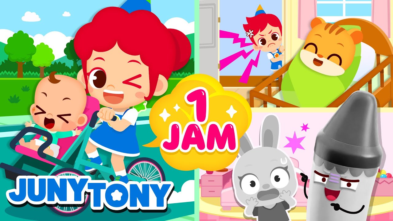 🎉Sambut Tahun Baru!｜✨Koleksi Lagu Anak Terpopuler 2024｜JunyTony Bahasa Indonesia