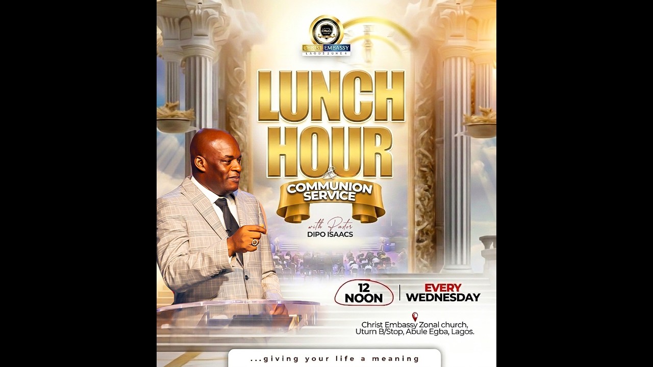 LUNCH HOUR PRAYER AND COMMUNION SERVICE WITH PASTOR DIPO ISAACS || 4TH MARCH, 2026