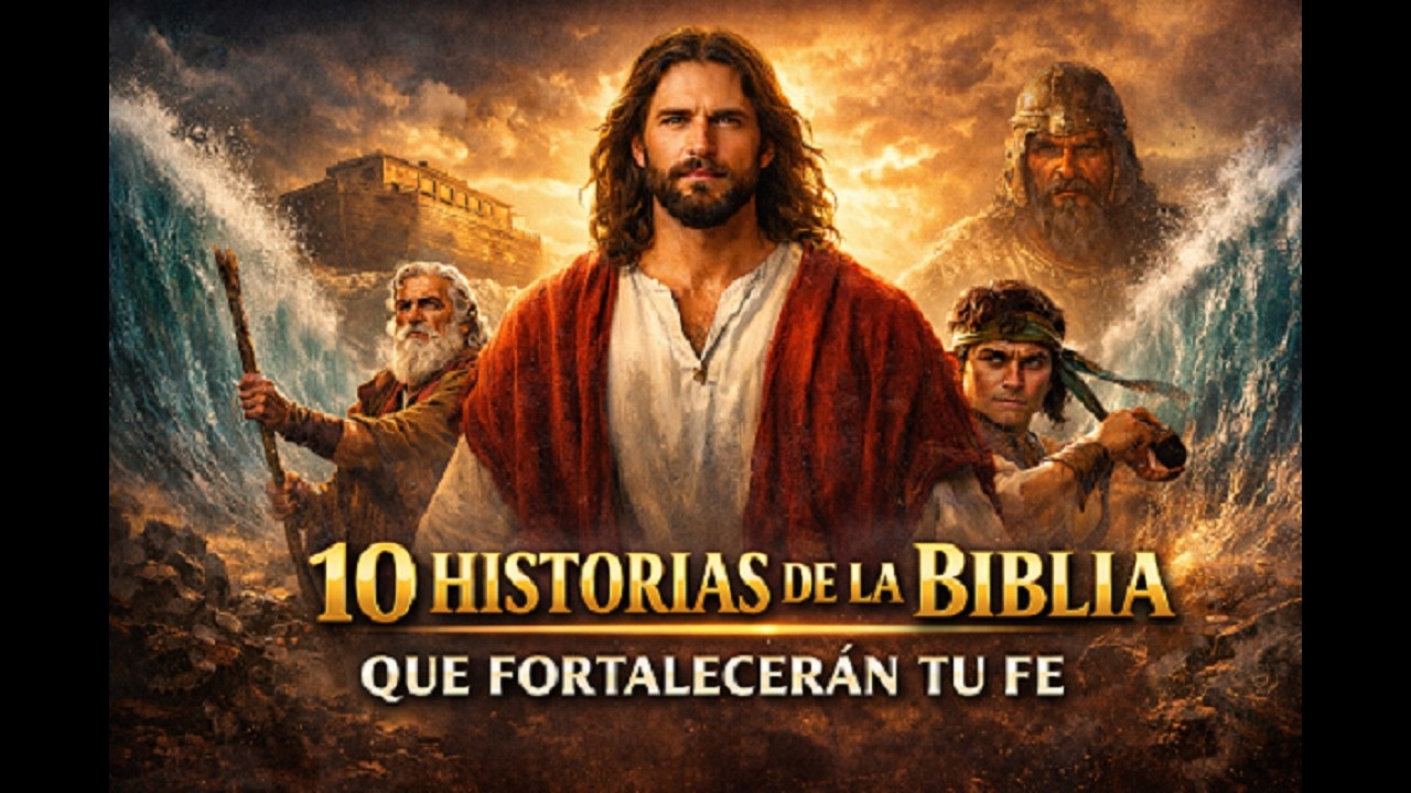 10 HISTORIAS BÍBLICAS PODEROSAS QUE TRANSFORMARÁN TU FE | MILAGROS, SABIDURÍA Y ESPERANZA