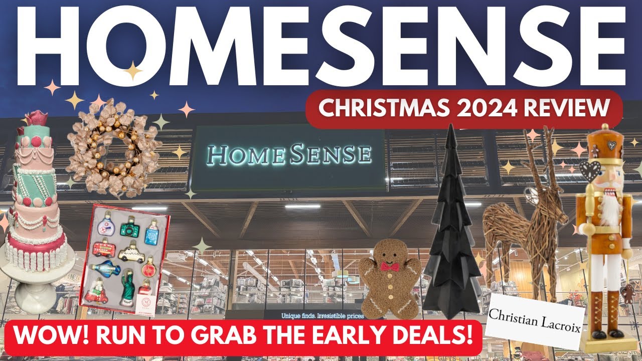 🚨 WOW ! HOMESENSE Christmas Decoration 2024 REVIEW -  Most Eclectic Range I’ve Seen 🎄
