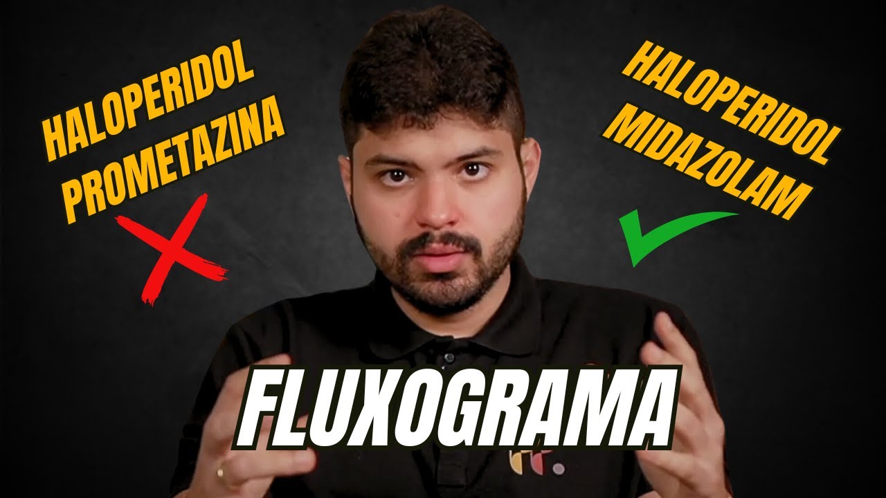 Agita&ccedil;&atilde;o psicomotora: fluxograma medicamentoso