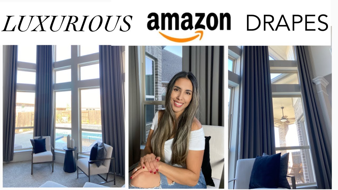 Best Amazon Purchase // Amazon Drapes // Luxurious Drapes // Extra Long Drapes