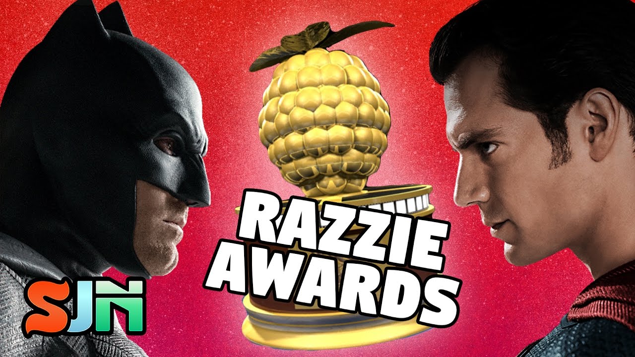 BATMAN v SUPERMAN MAKES GREAT SHOWING AT RAZZIES!!!