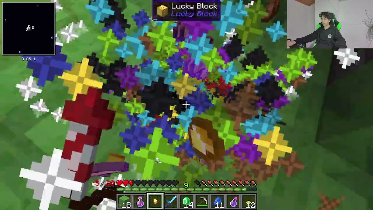 MİNECRAFT şanslı blok modu GÜYA ŞANSLI BLOK