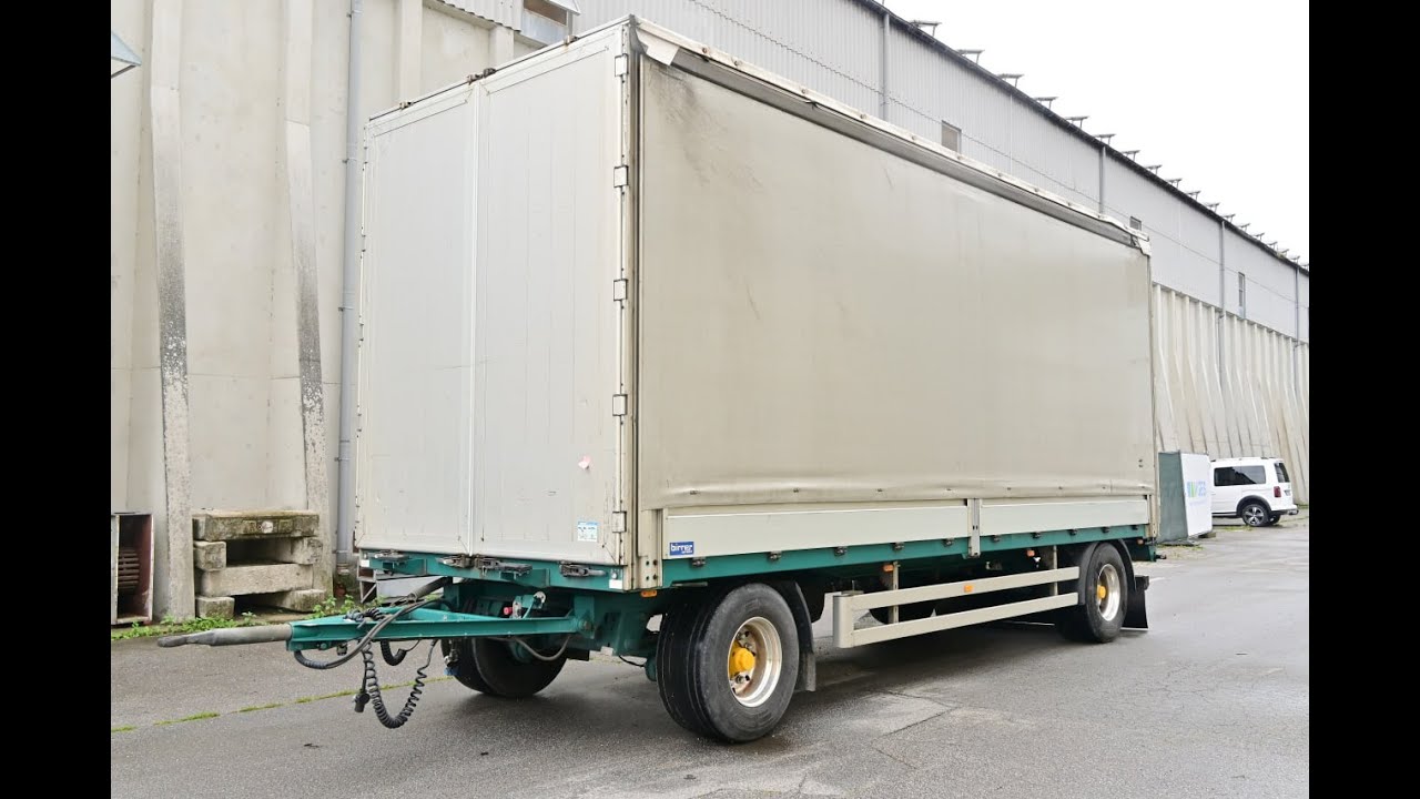 Birrer UE18 Schiebeplane Anh./Sliding tarpaulin trailer