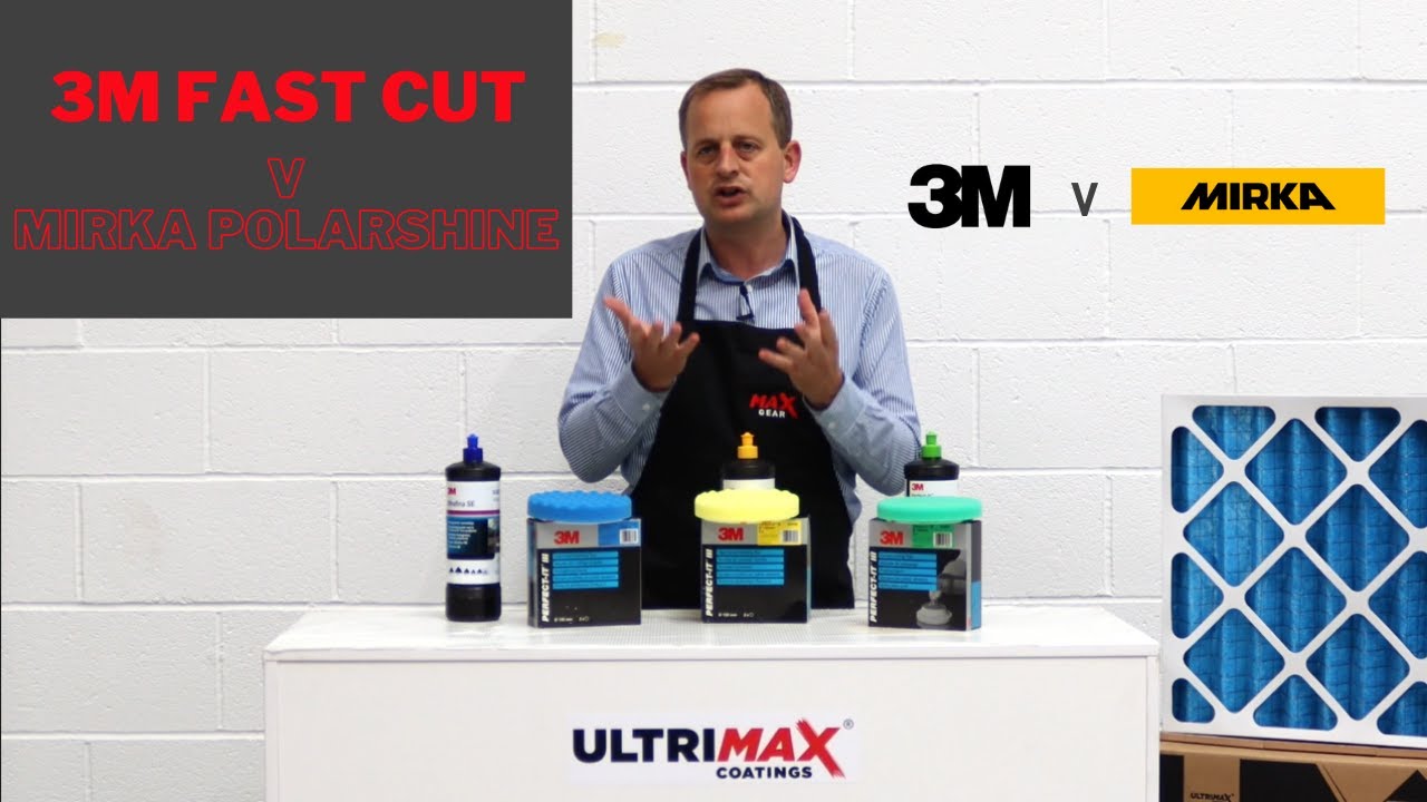 3m Fast Cut Plus Compounds vs Mirka Polarshine Review