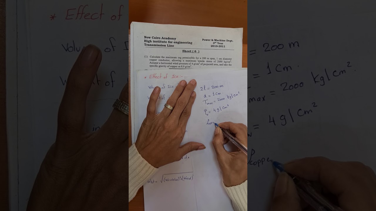 Mechanical design of transmission line cont.