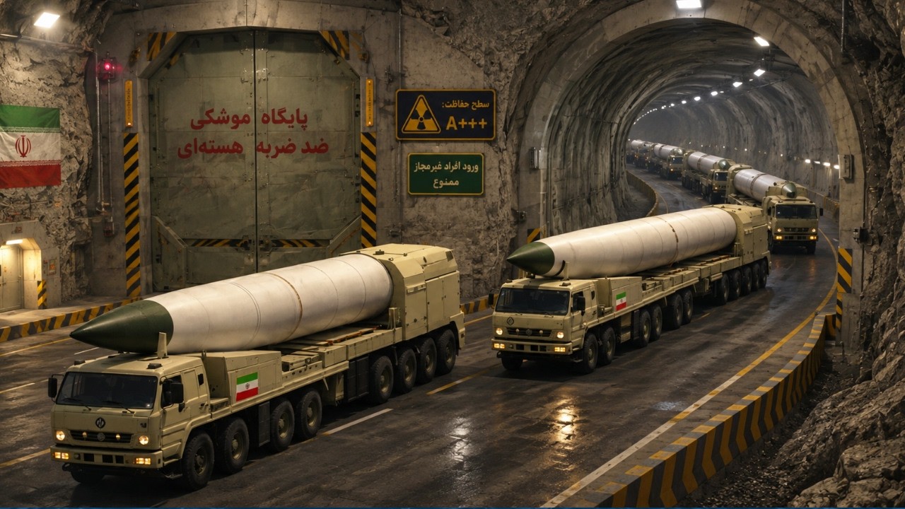 US Military Detected & Destroy Iran's Ballistic Missiles Hidden in Pickaxe Mountain Nuclear Tunnels