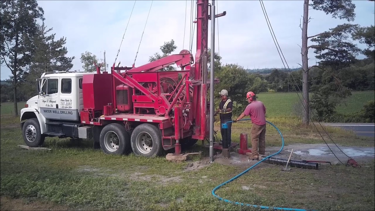 Screening a water well
