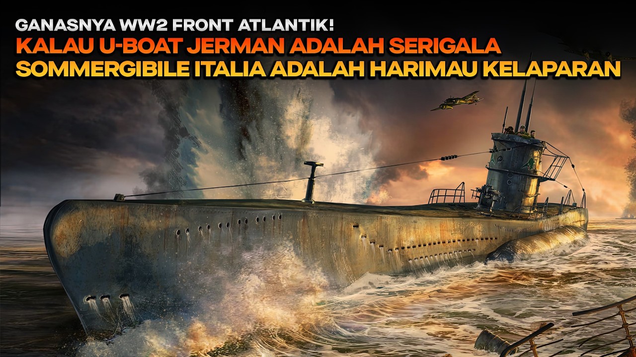 Menolak Dianggap Ingusan di Front Atlantik! Kisah Nyata Perjuangan & Derita Kapal Selam Italia