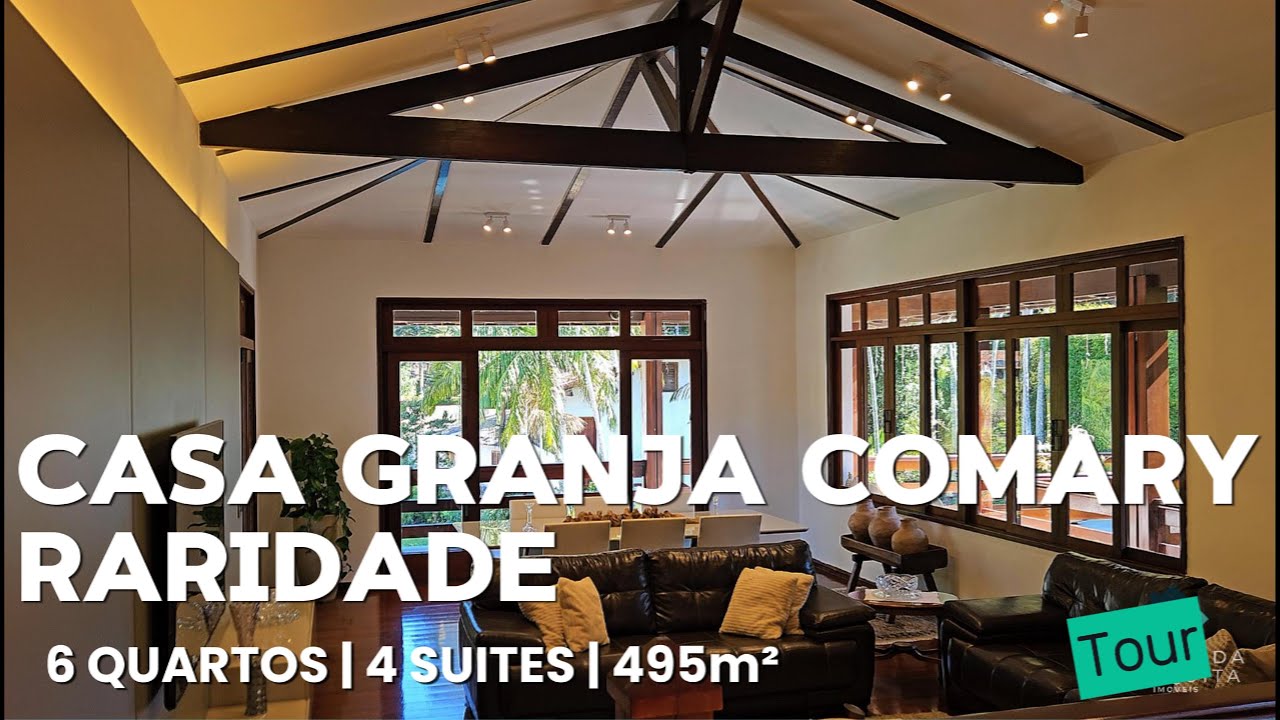 Casa de Alto Padrão na Granja Comary | Vista para o Lago e CBF | 6 Quartos, Piscina e Lazer Completo