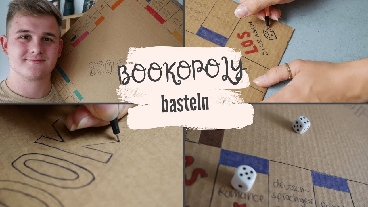 BOOKOPOLY-Brett basteln🤩 | Bookopoly #0