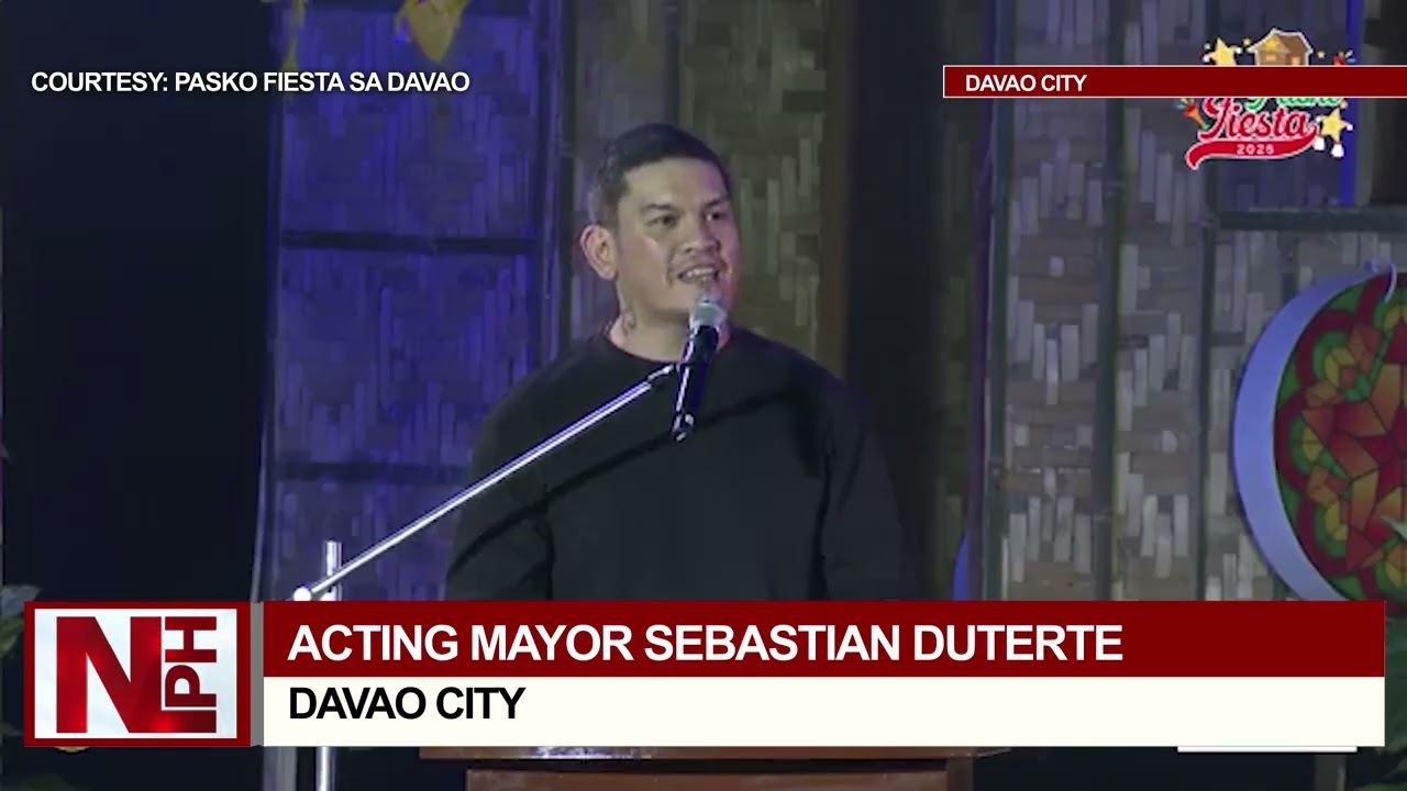 DAVAO CITY ACTING MAYOR SEBASTIAN DUTERTE, GIBAHARAN ANG MGA DRUG PUSHER SA SYUDAD