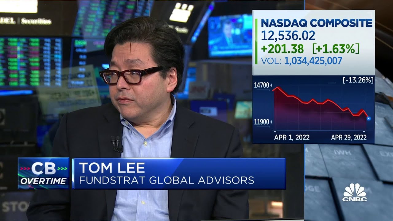I think it's possible we get a relief rally led by tech, says Fundstrat's Tom Lee