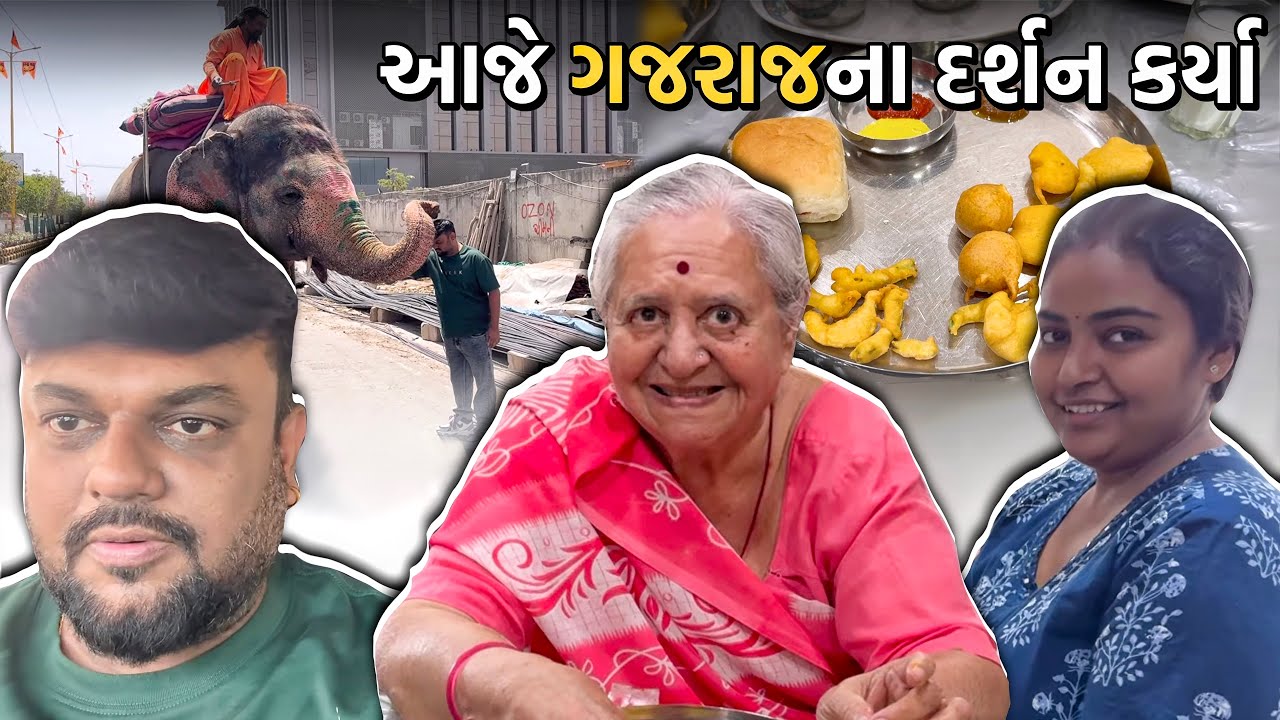 આજે ગજરાજ ના દર્શન કર્યા | Anand Sata Vlog 1200
