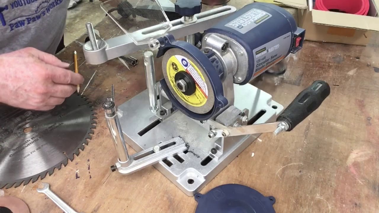How to Sharpen a Saw Blade Including the Top Face
