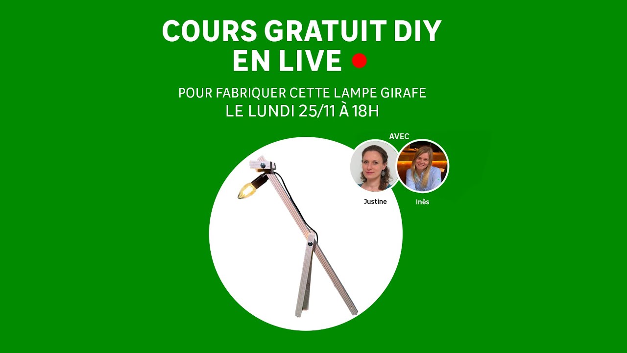 Tous au bricolage #1 : fabriquer une lampe girafe | Leroy Merlin