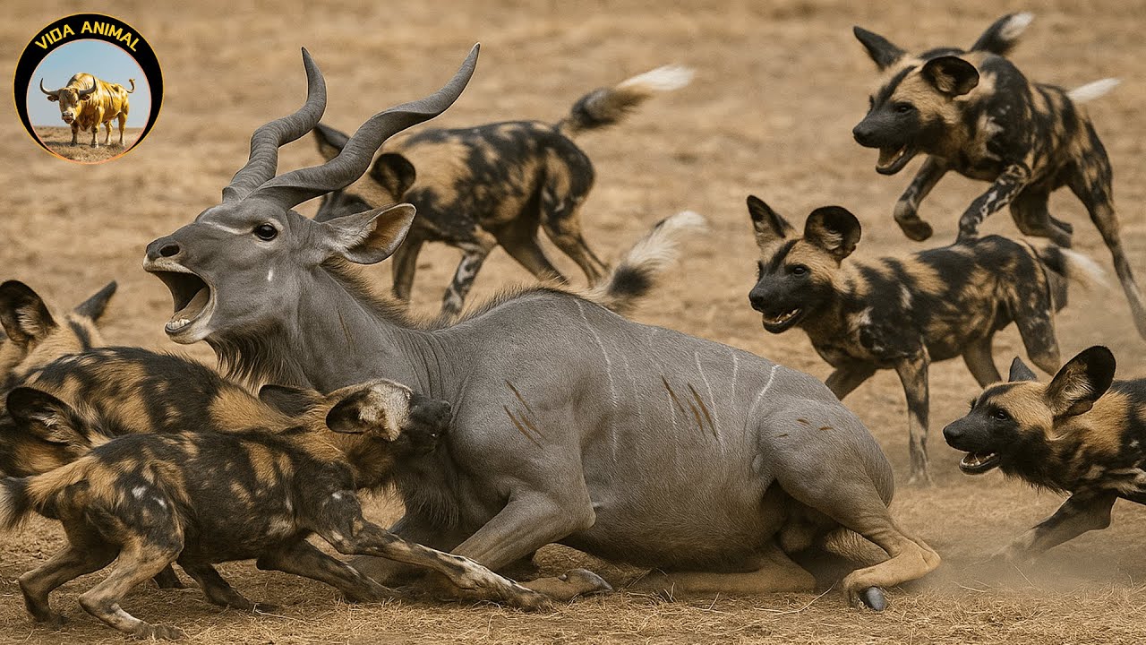 Perros Salvajes Africanos &ndash;El Arte de Cazar en Manada en el Mundo Salvaje   #animalessalvajes