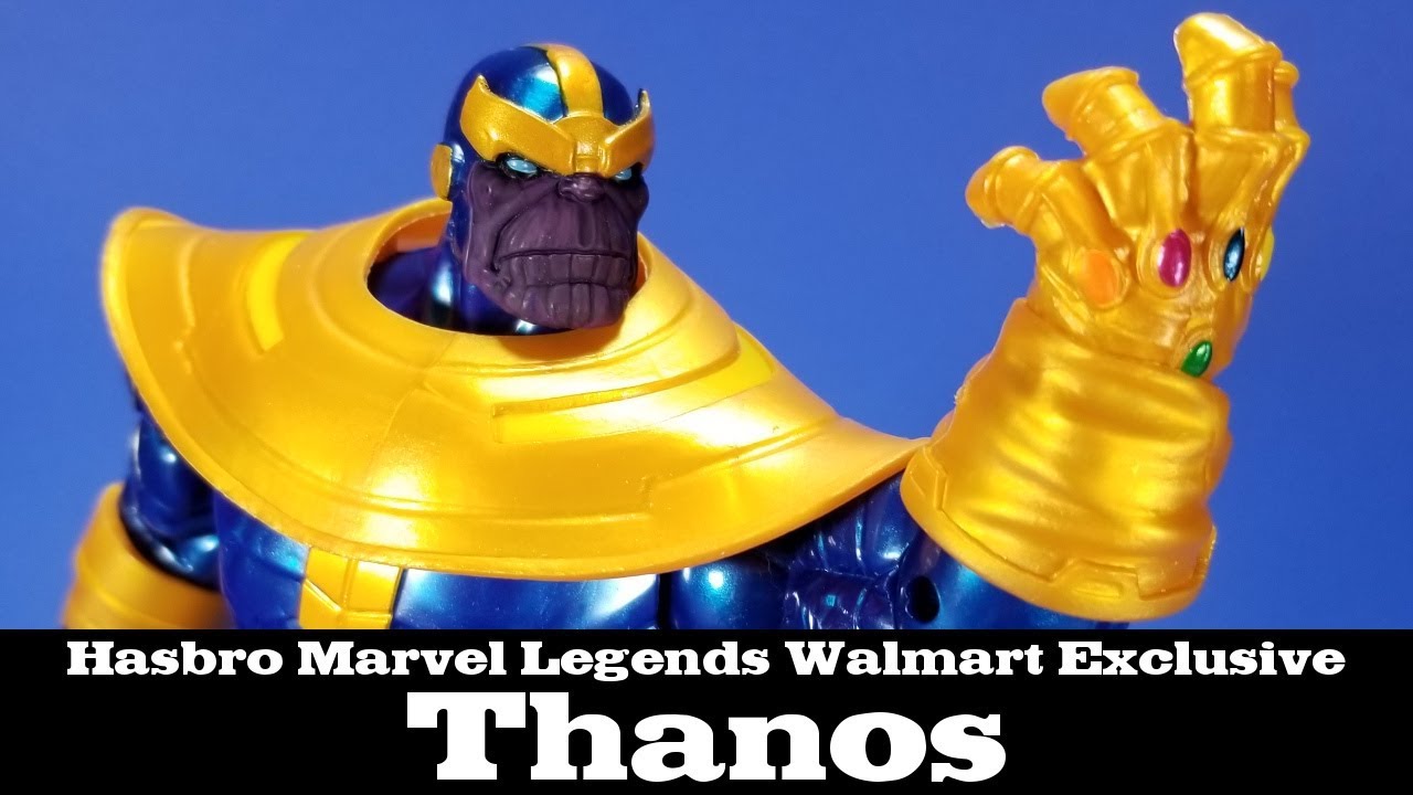 Marvel Legends Thanos Walmart Exclusive Hasbro Action Figure Review Avengers