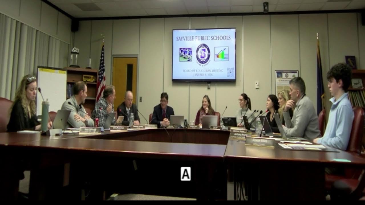 Sayville BOE Jan 08, 2026 - Workshop Meeting