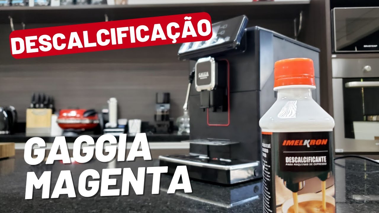 Descalcificação cafeteira Gaggia Magenta