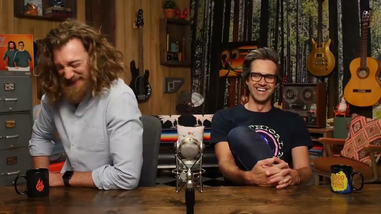rhett and link laughing together