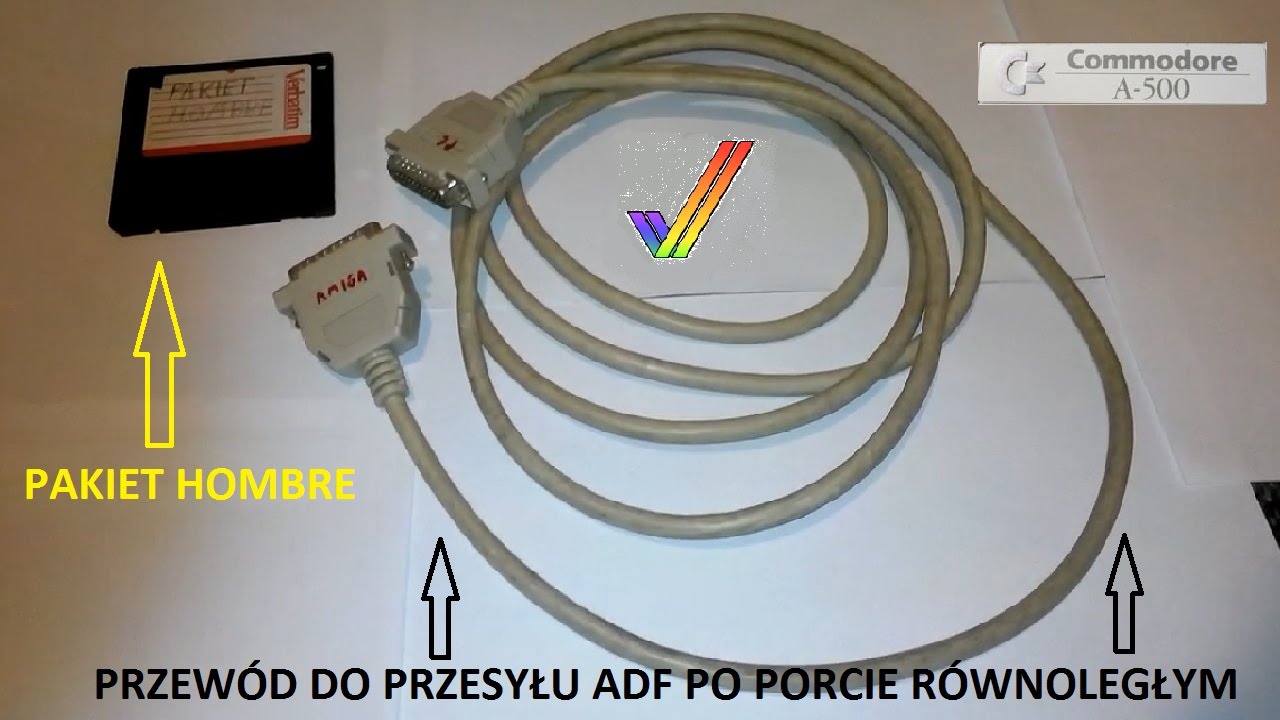 Nagrywanie ADF - Port równoległy Amiga 500