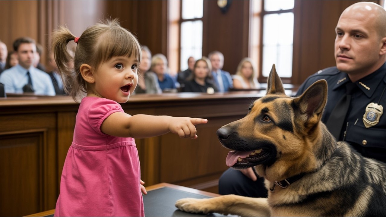 In Court, a 3-Year-Old Speaks to a Police Dog — The Moment Stuns the Room
