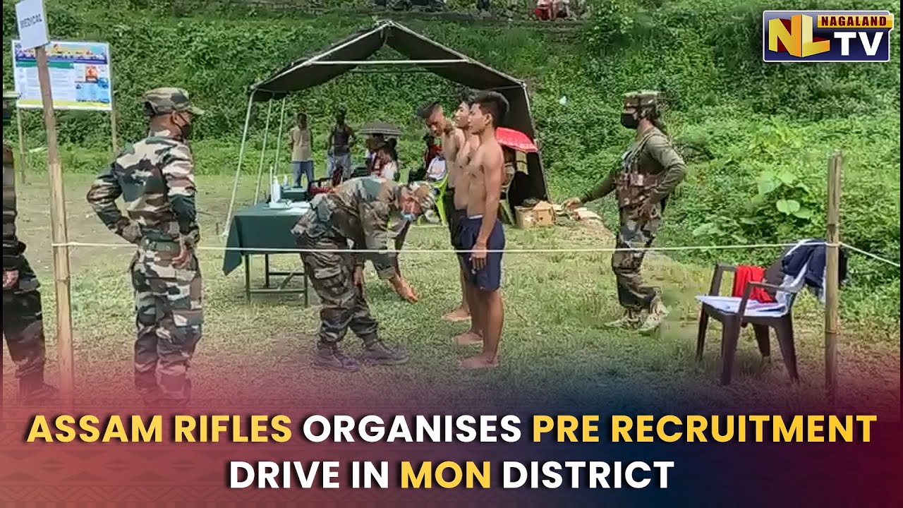 ASSAM RIFLES MOKOKCHUNG BATTALION ORGANISES PRE RECRUITMENT DRIVE IN MON DISTRICT