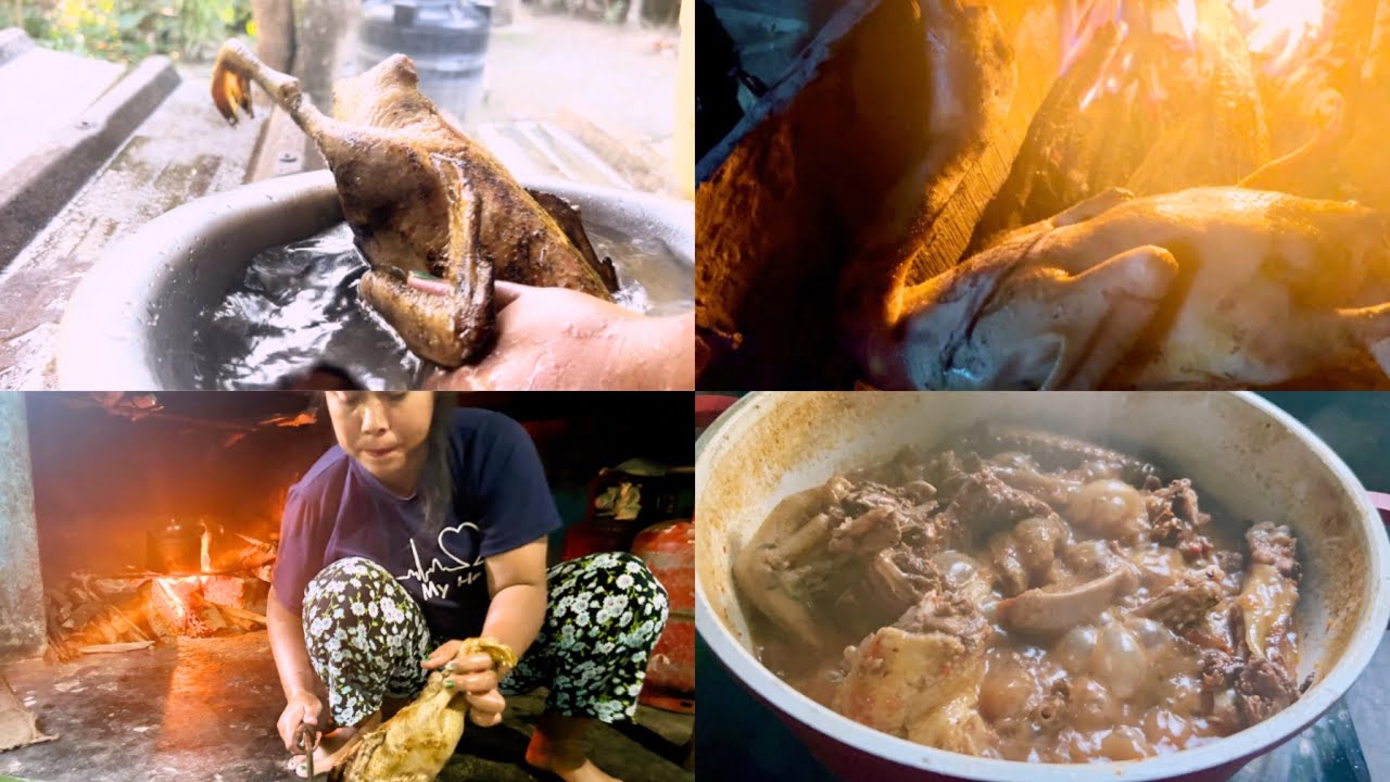 How to cook a delicious  duck curry in naga style from scratch|A Special Treat from My Sister