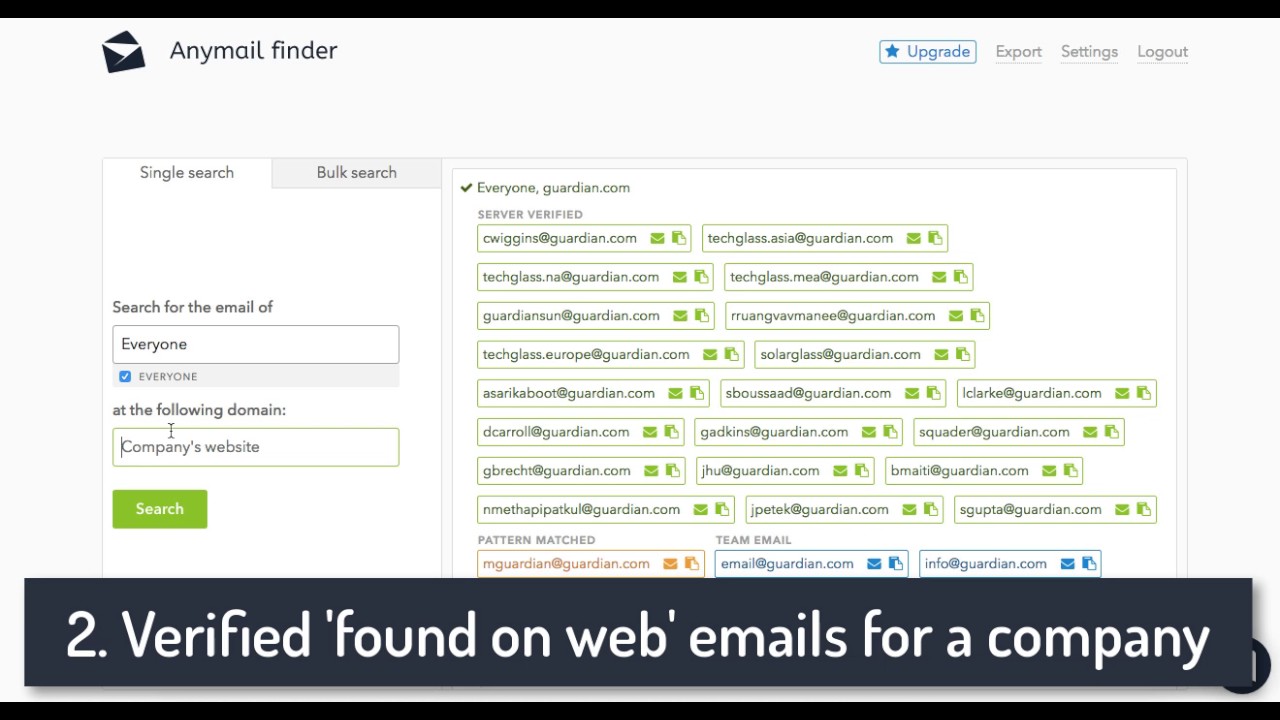 Anymailfinder emails