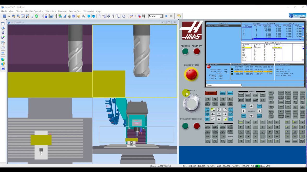 Haas VMC Tool Offset Setting