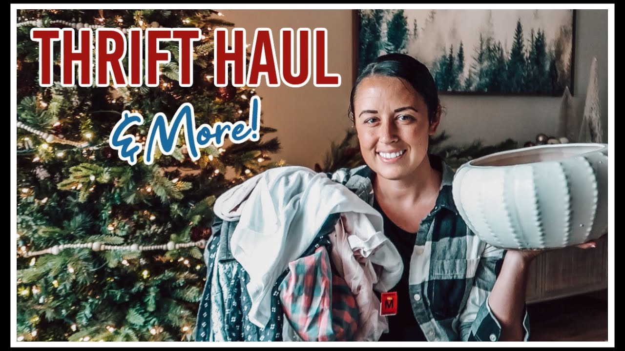 THRIFT WITH ME + HAUL | Home Decor & Clothing | Florida Goodwill Haul