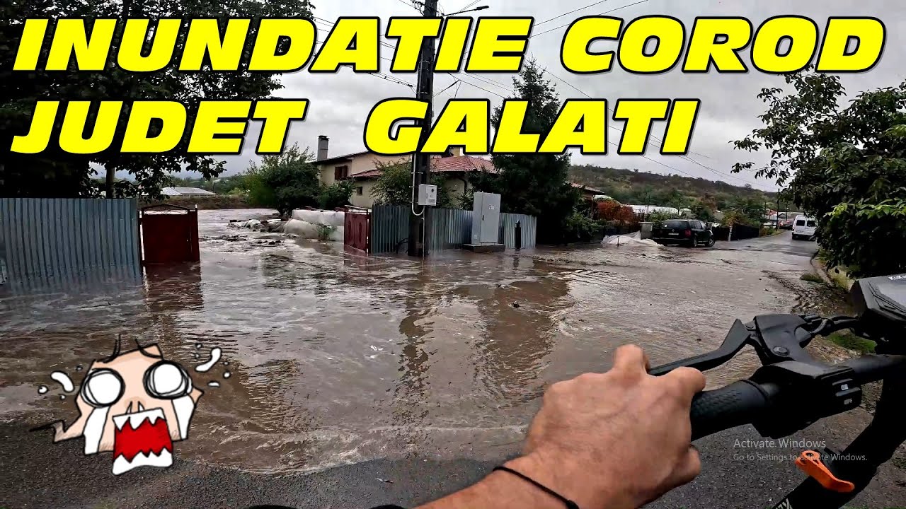 INUNDAȚII și DEZASTRU  la mine în comună - APA A DISTRUS TOT !! Corod Judetul Galați 14.09.2024