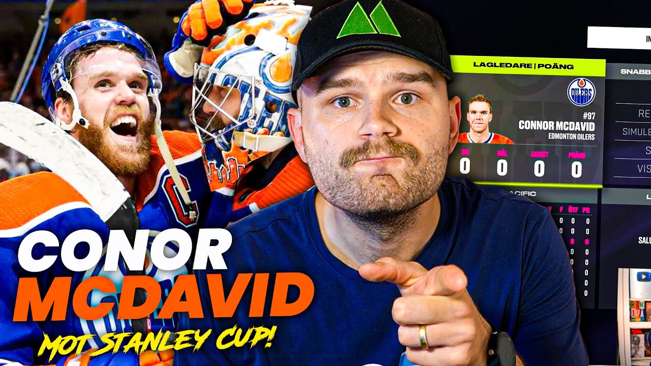 F&ouml;rs&ouml;ker VINNA Stanley Cup med Conor McDavid p&aring; NHL!