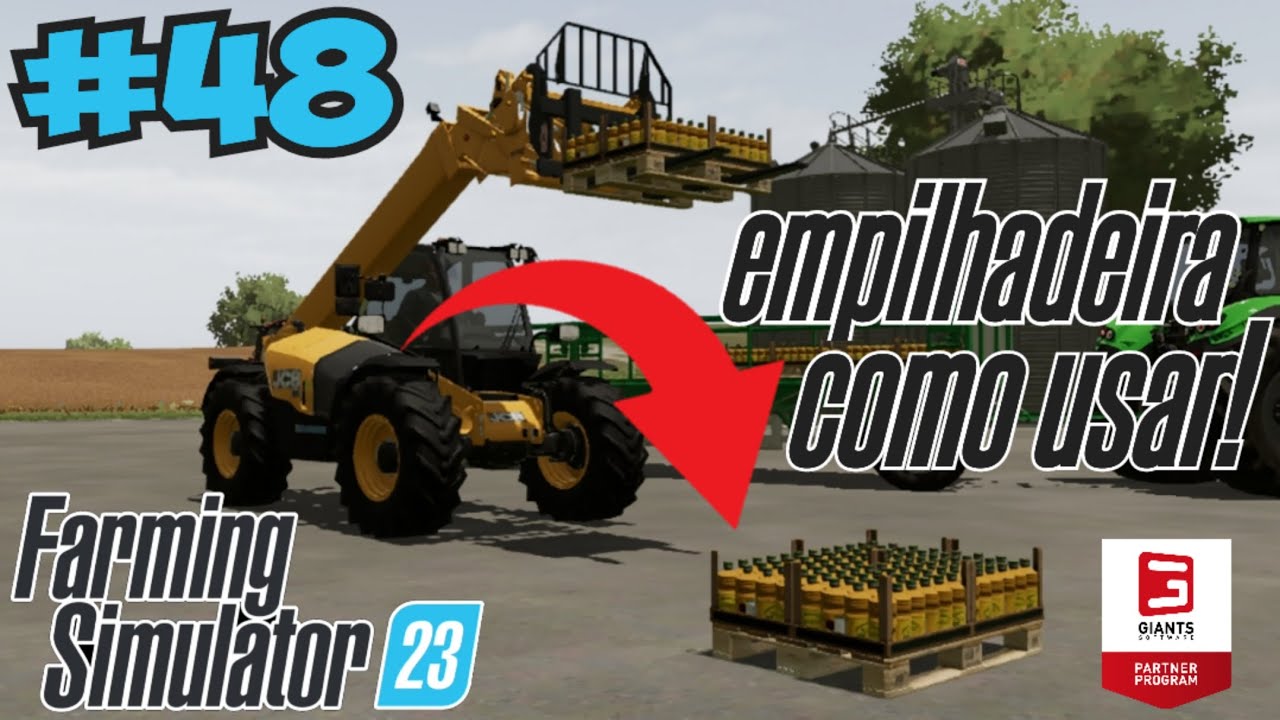 Empilhadeira Atualizada!!! | Farming Simulator 23 | Episódio 48 | Do Zero Aos 10 Milhões | Neubruum