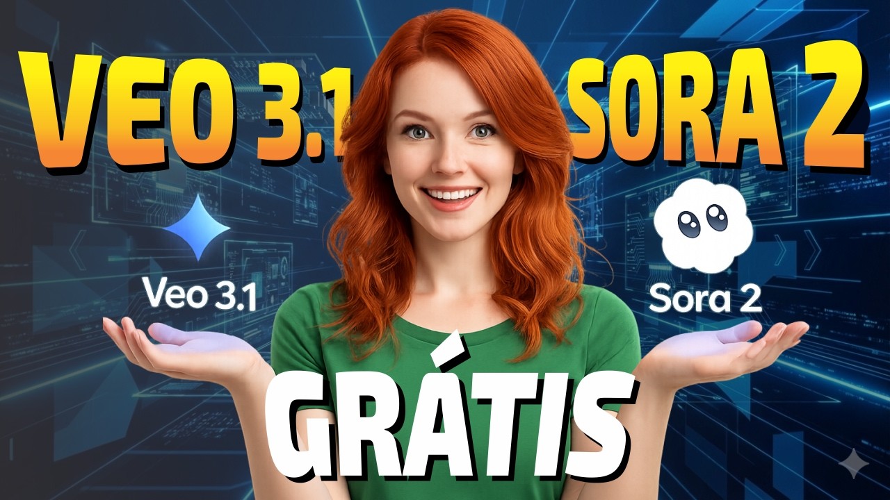 VEO 3.1 e SORA 2 GRÁTIS?! Testei Esse Agente de IA (Funciona Mesmo?)