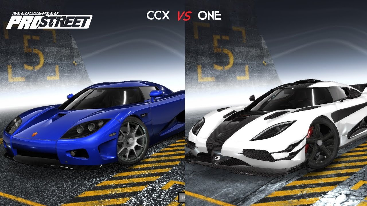 Koenigsegg CCX Vs Koenigsegg One Comparison - NFS ProStreet