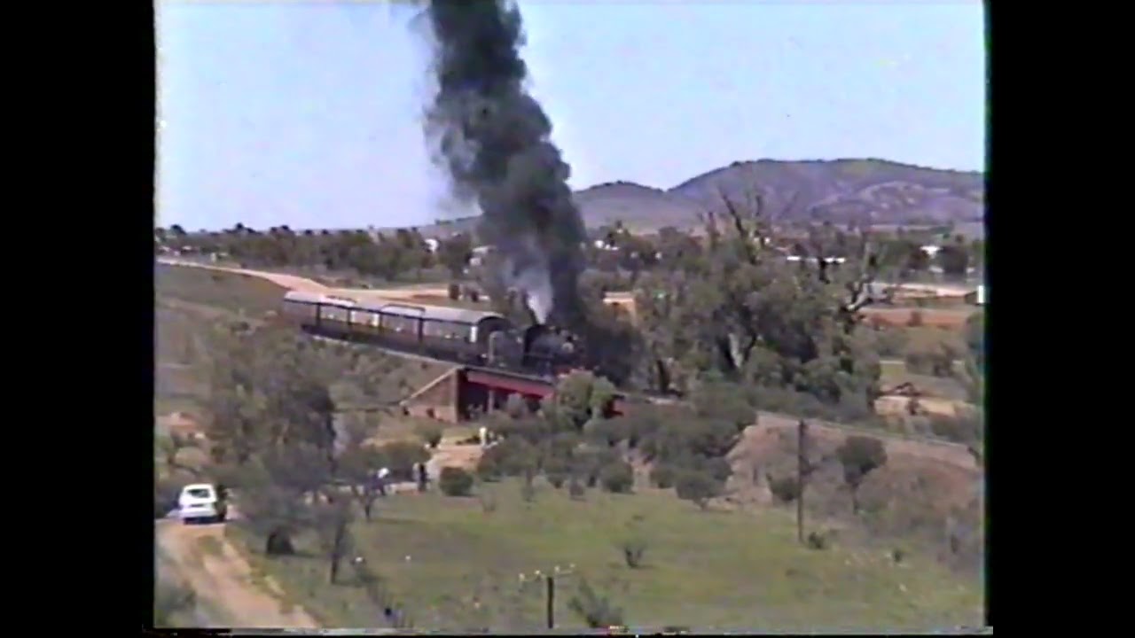 Steamtown Peterborough S.A Loco W 901 To Eurelia 1989 Narrow Gauge